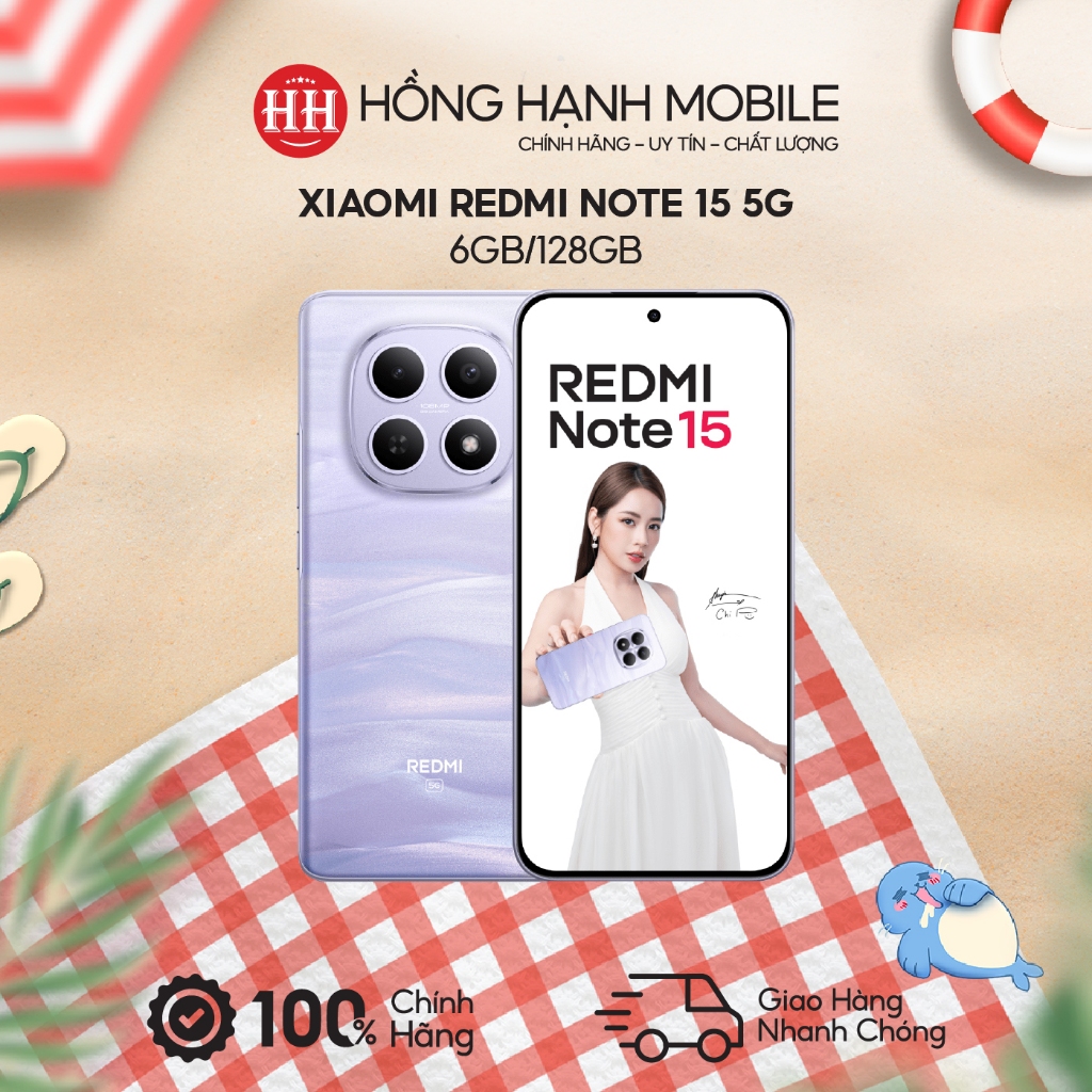 Điện Thoại Xiaomi Redmi Note 15 5G 6GB/128GB - Hàng Chính Hãng | BigBuy360 - bigbuy360.vn