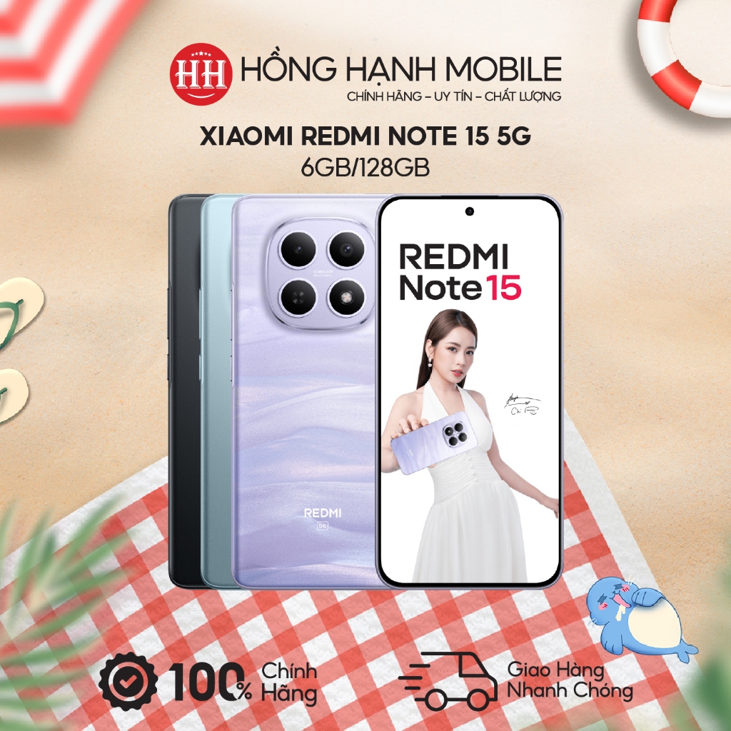 Điện Thoại Xiaomi Redmi Note 15 5G 6GB/128GB - Hàng Chính Hãng | BigBuy360 - bigbuy360.vn