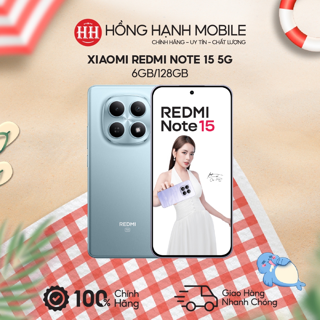 Điện Thoại Xiaomi Redmi Note 15 5G 6GB/128GB - Hàng Chính Hãng | BigBuy360 - bigbuy360.vn