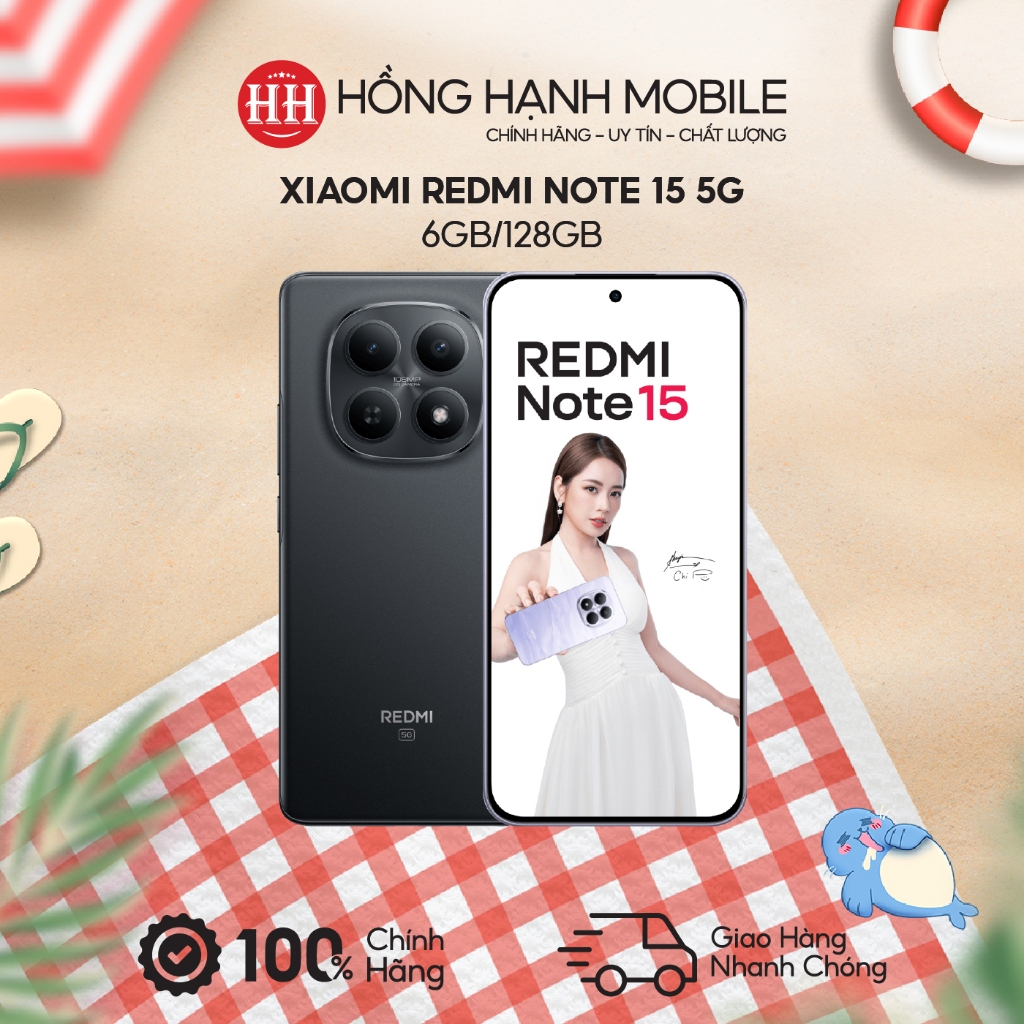 Điện Thoại Xiaomi Redmi Note 15 5G 6GB/128GB - Hàng Chính Hãng | BigBuy360 - bigbuy360.vn