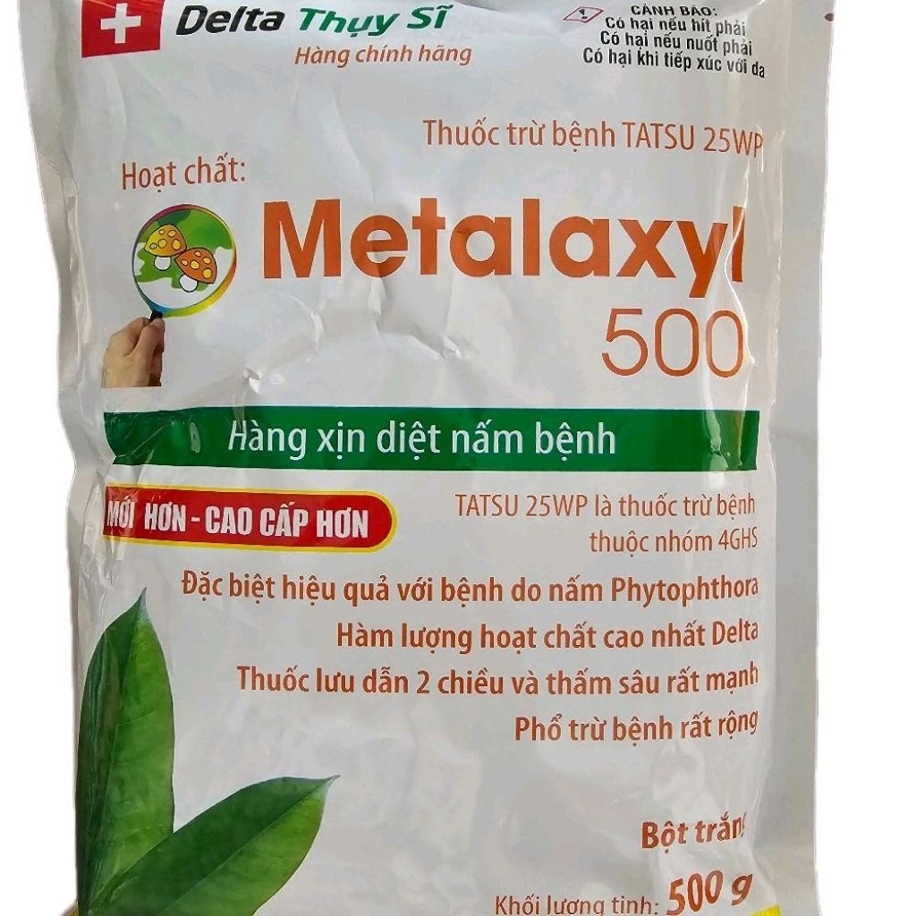 1 Gói Metalaxyl 500WP (500g) - hàng chính hãng Delta Thụy Sĩ