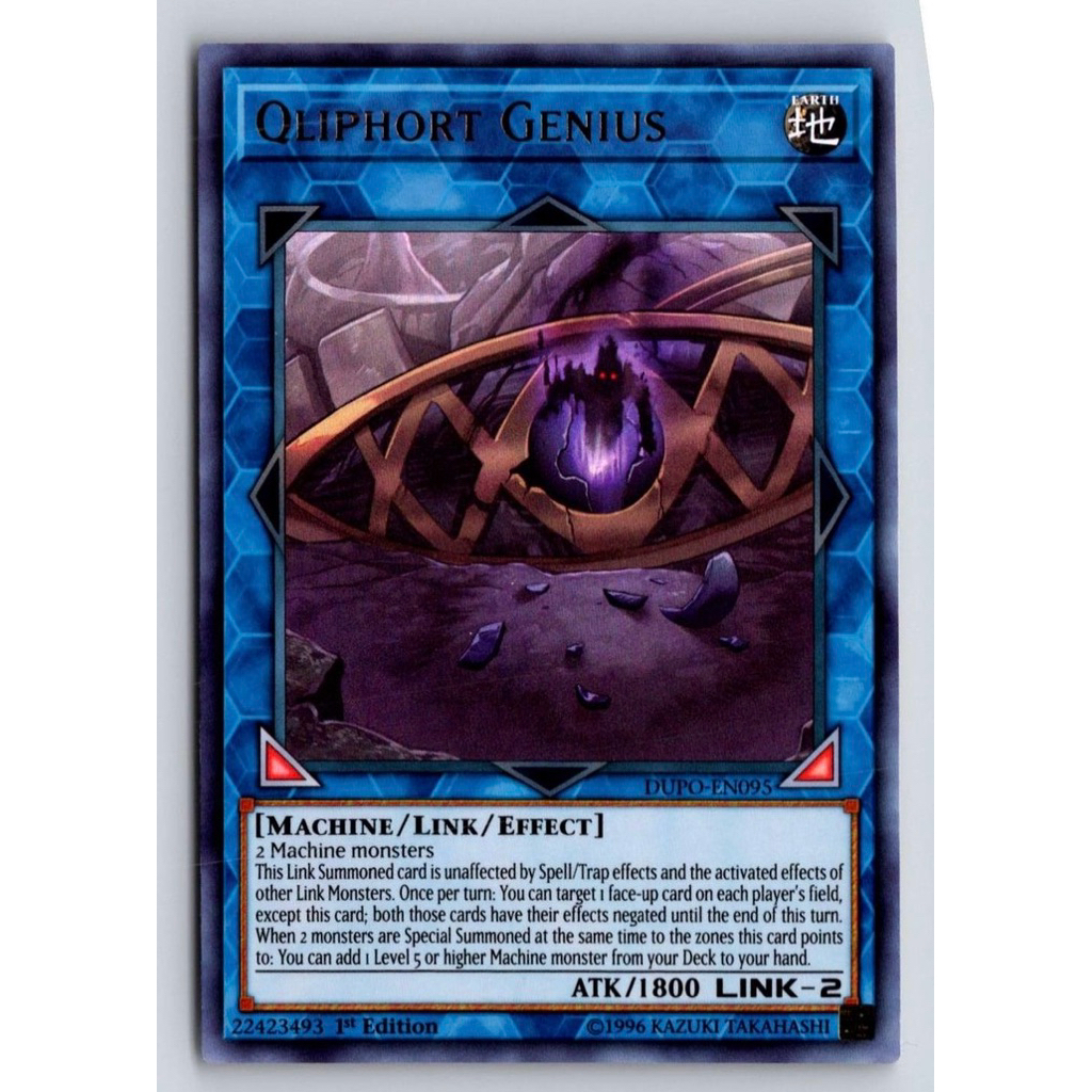[Chính hãng] Yugioh card TCG | Qliphort genius | DUPO-EN095 | Ultra rare