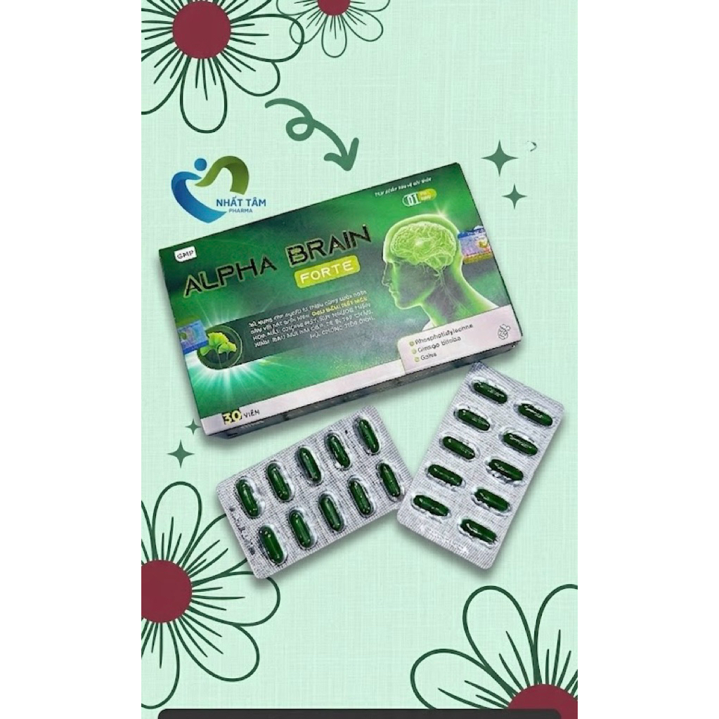 VIÊN UỐNG BỔ NÃO ALPHA BRAIN FORT HỘP 30 VIÊN