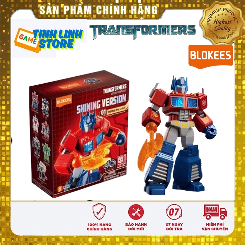 Mô Hình Blind BOX Blokees Transformers - Optimus Prime Shining Version (SV-01)