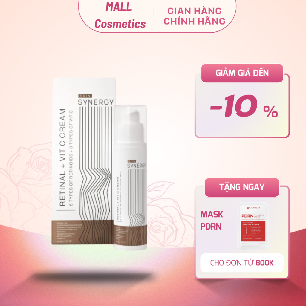 [Công ty] Kem dưỡng sáng da Skin Synergy RETINAL + VIT C CREAM date xa 12.27