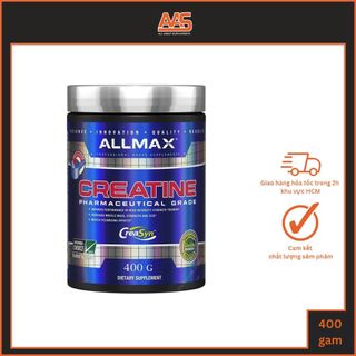 Bột hỗ trợ tổng hợp ATP Allmax Creatine Monohydrate Pharmaceutical Grade - 400g tăng sức mạnh