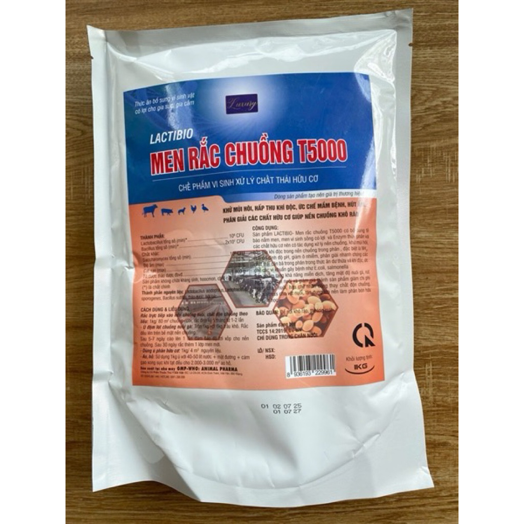 MEN RẮC CHUỒNG T5000 1KG