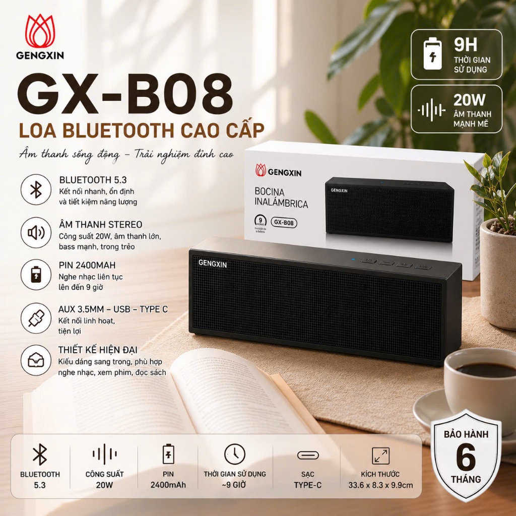 Loa Bluetooh GX-B08