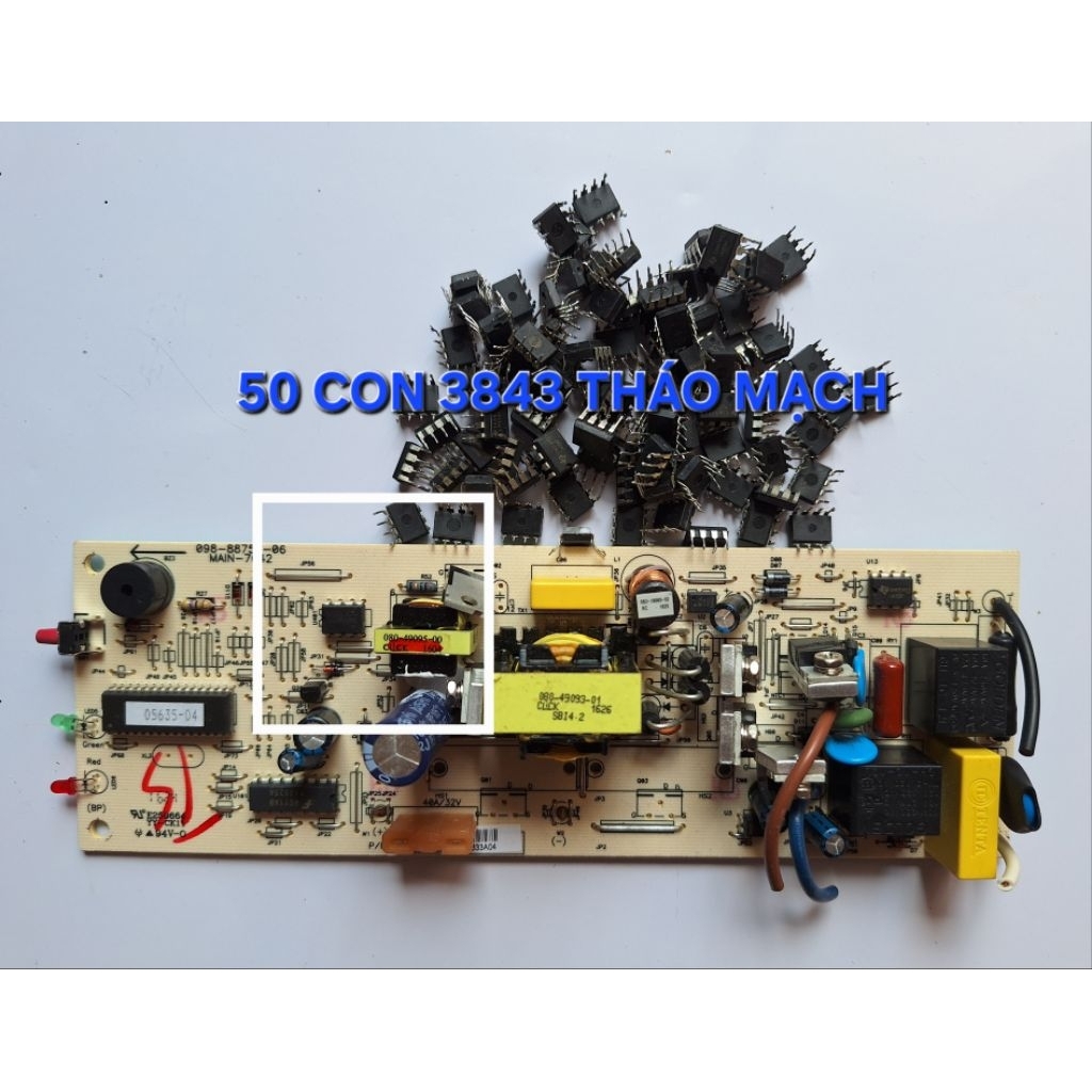 50 CON 3843, IC3843 THÁO MẠCH