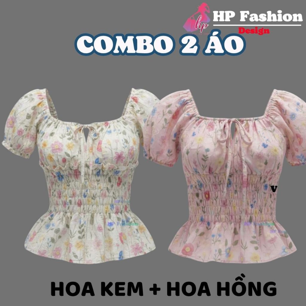 Áo trễ bệt vai ôm  body tùng xòe nhún eo, áo kiểu nữ vải xốp nhăn mùa hè đi biển size S M L XL 2XL 3XL  có bigsize HP108 | BigBuy360 - bigbuy360.vn