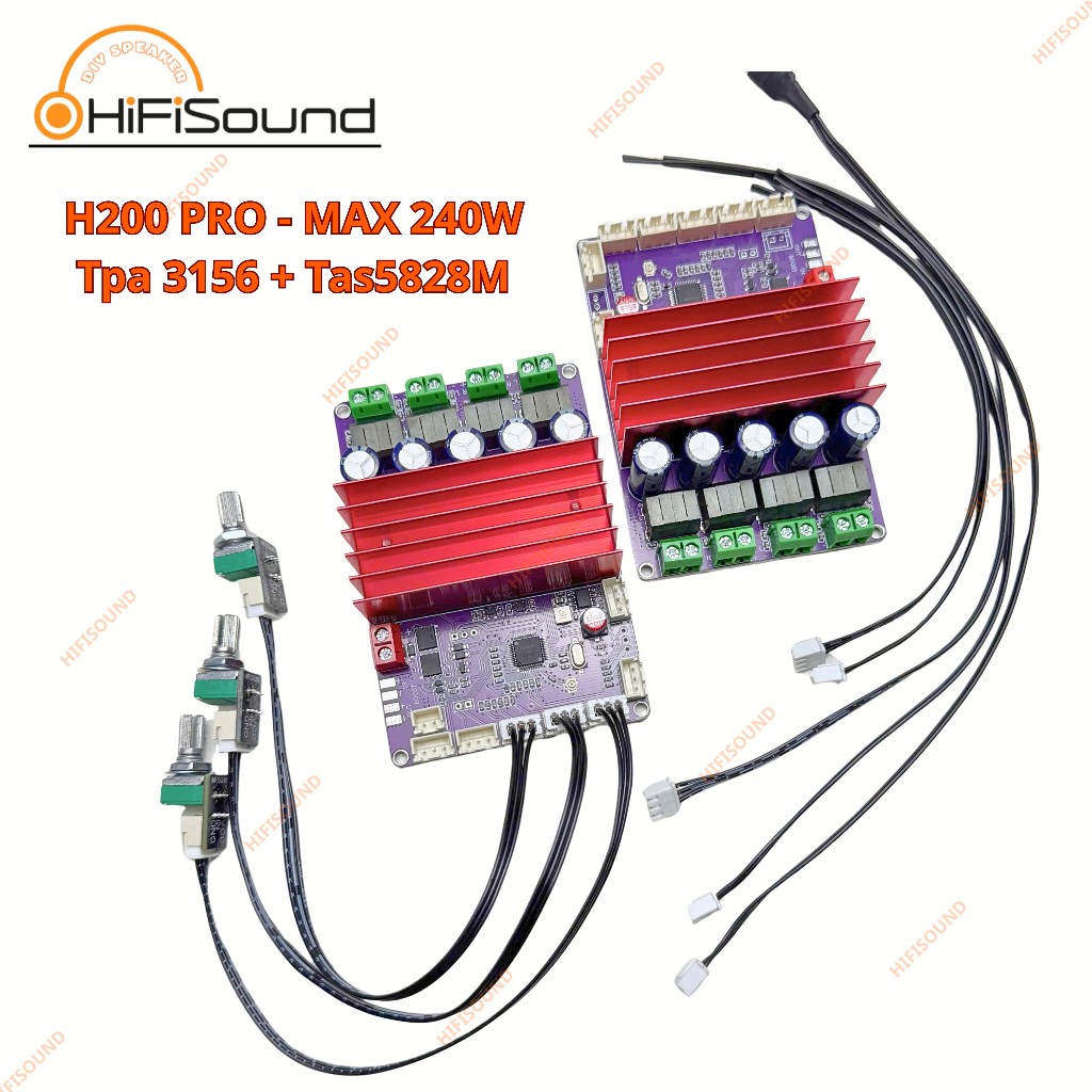 Mạch DSP H200 Pro - 240W - Nhiều chế độ chơi 2.0, 2.1, 1.1 PRO Siêu chất lượng