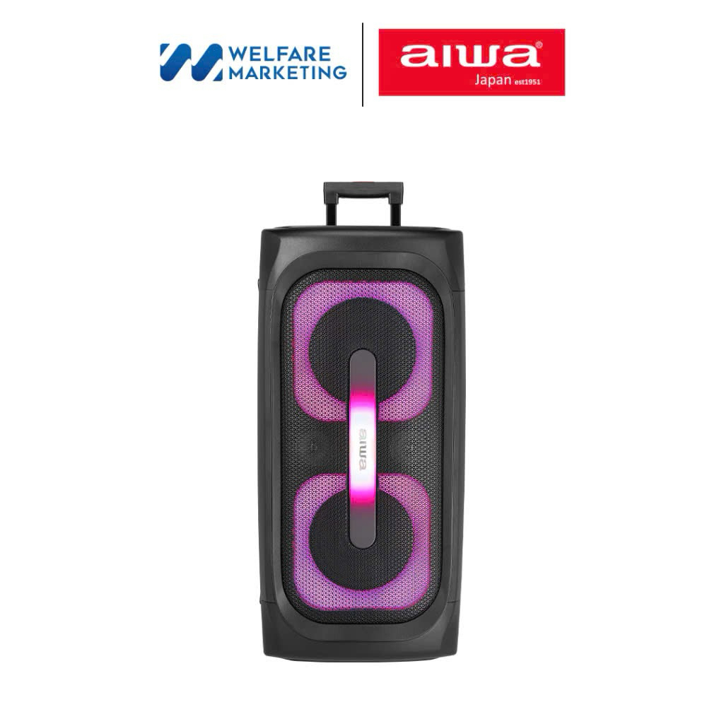 Loa partybox aiwa SS X400 DSP cao cấp chính hãng tặng kèm 2 Micro