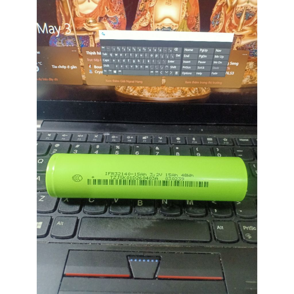 Pin 32140 LiFePO4 3.2V 15000mAh
