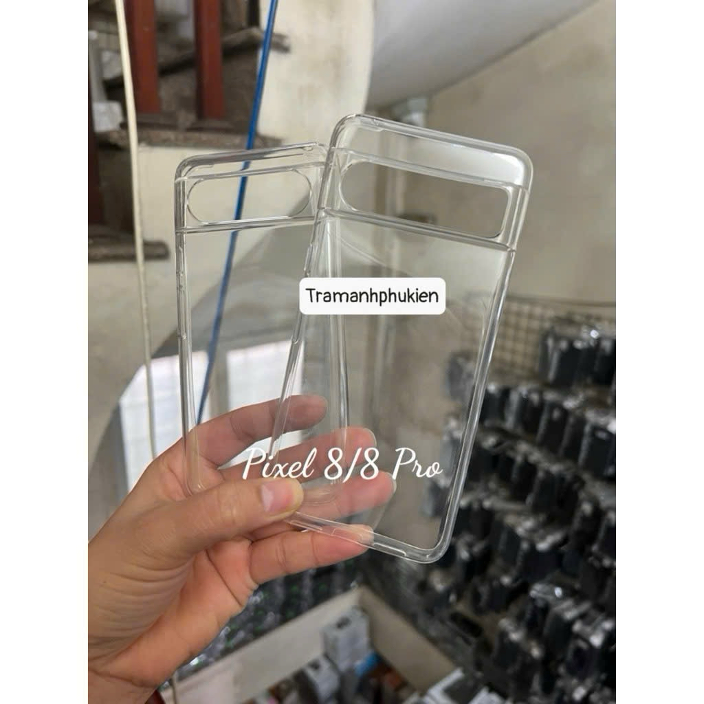 Ốp lưng dẻo trong suốt cho Google Pixel 8/ Pixel 8 pro