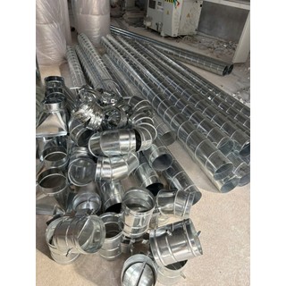 Cút nối ống gió tròn D100 ( Đủ KT )
