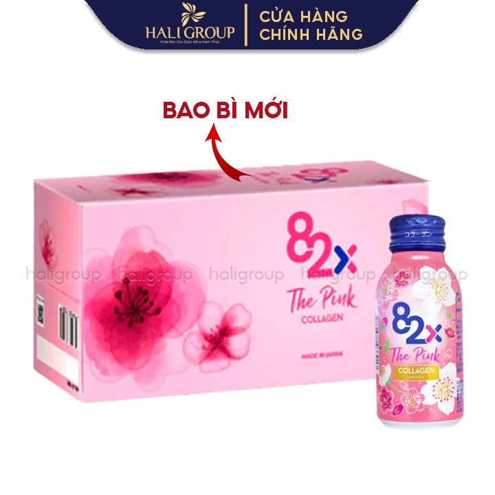 Nước Uống Collagen 82X The Pink, Hộp 10 Chai