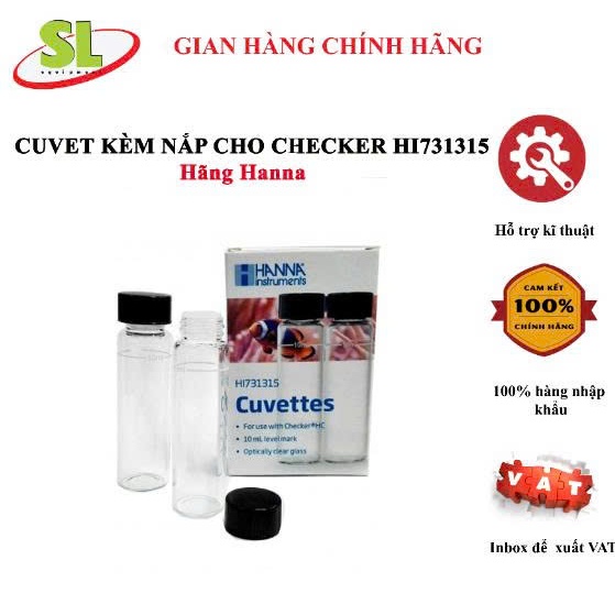Cuvet Kèm Nắp Cho Checker HI7xx (2 cái) / Hộp HI731315
