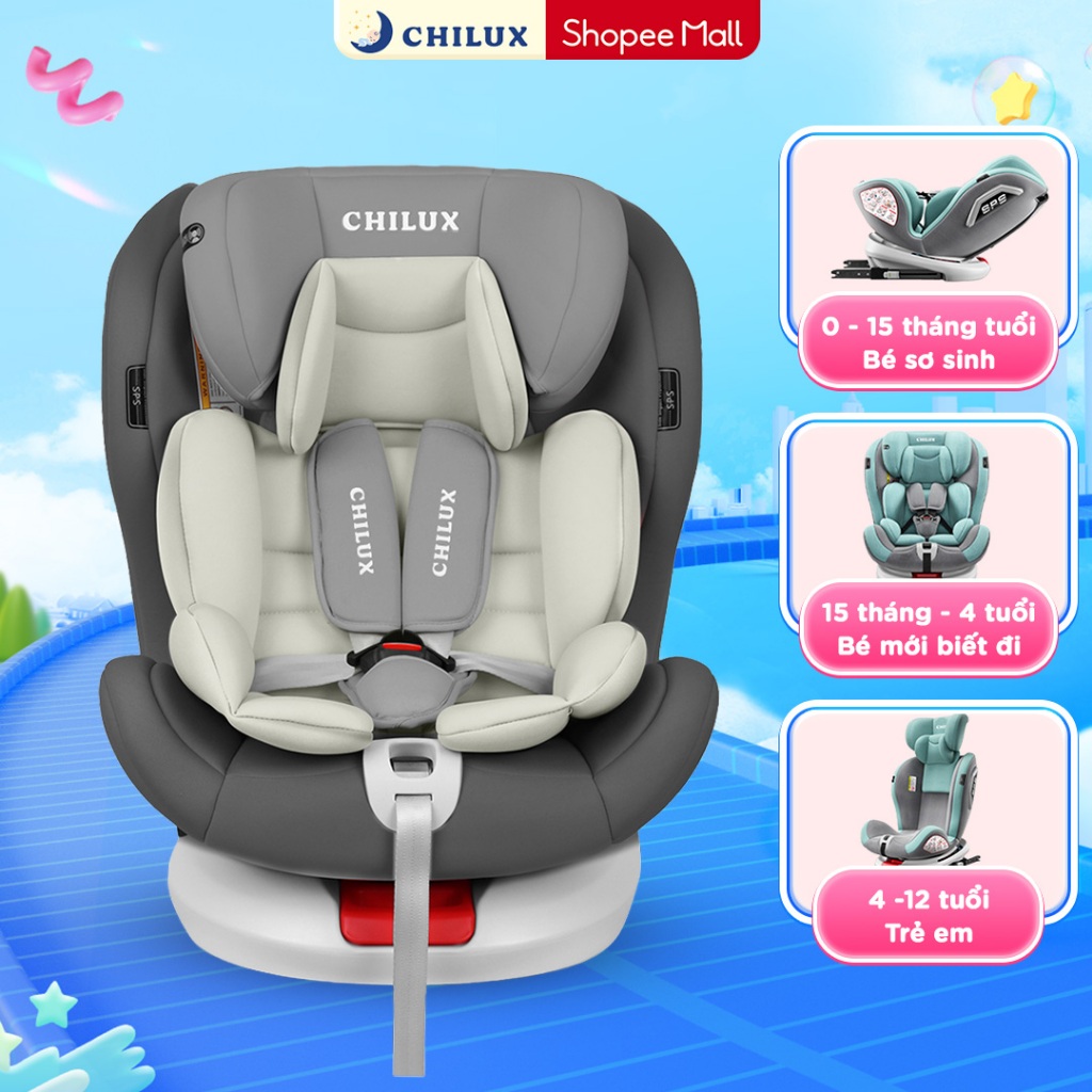 Ghế ngồi ô tô cho bé CHILUX ROY 360 I CS008 An toàn, tiện lợi cùng bé đồng hành trên mọi nẻo đường