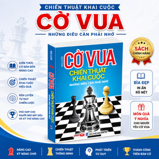 Sách - Cờ Vua Chiến Thuật Khai Cuộc – Những Điều Cần Phải Nhớ - Trí Việt Books