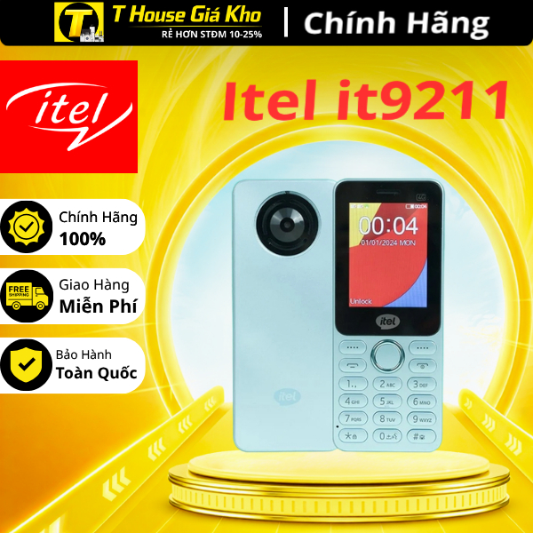 [Chính Hãng] Điện thoại Itel it9211 (Reo R10) 4G 2 Sim Mới Fullbox Bảo Hành 12 Tháng