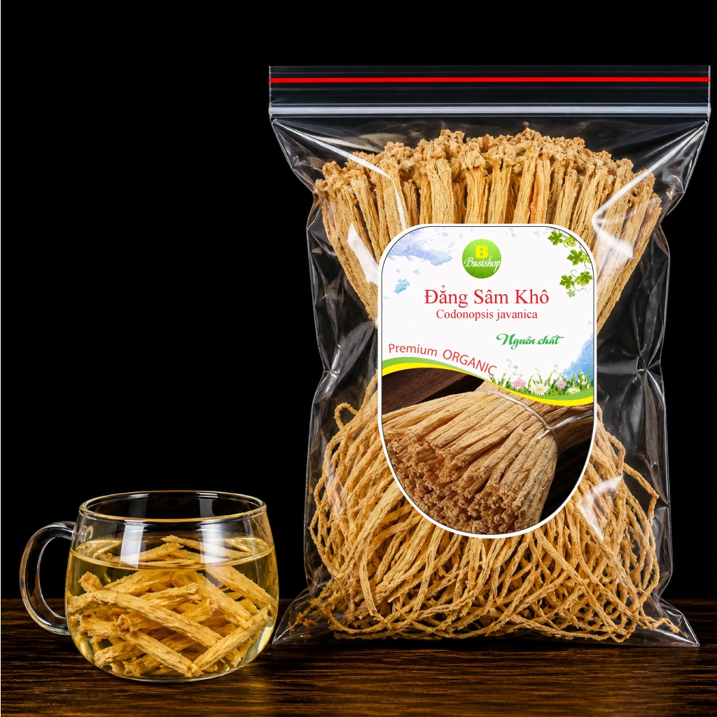 Đẳng sâm (đảng sâm) sấy khô 100g [ Loại 1, Thơm, Sạch ], Trà đẳng sâm nguyên chất