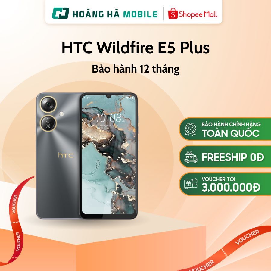 [Outlet S1] (Giao Hỏa tốc) Điện thoại di động HTC Wildfire E5 Plus (6+6GB/128GB) - Chính hãng