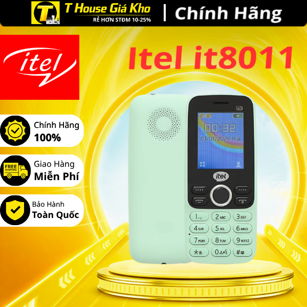 [Chính Hãng] Điện thoại Itel it8010 4G 2 Sim Fullbox Mới Bảo Hành 12 Tháng