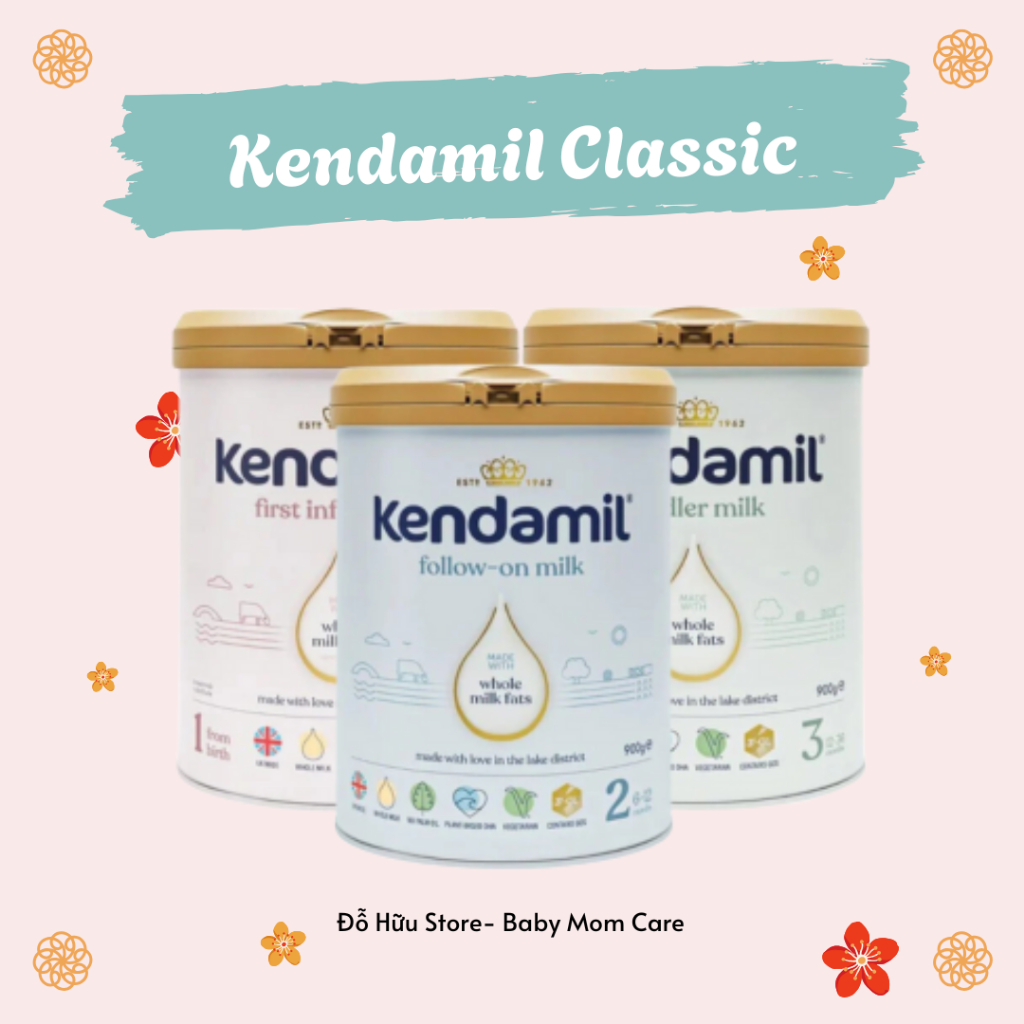 Kendamil Classic Số 1, Số 2, Số 3 Lon 800g | ĐỖ HỮU STORE