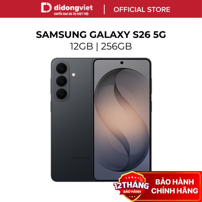 Điện Thoại Samsung Galaxy S26 5G 12GB | 256GB - Màn hình 6.3" 120Hz, Exynos 2600 - Hàng Chính Hãng