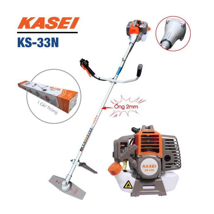 Máy cắt cỏ 2 thì chính hãng Kasei 33N