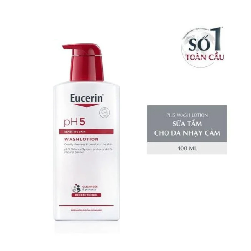 EUCERIN - Sữa Tắm Eucerin Dịu Nhẹ Cho Da Nhạy Cảm( pH5 Washlotion)