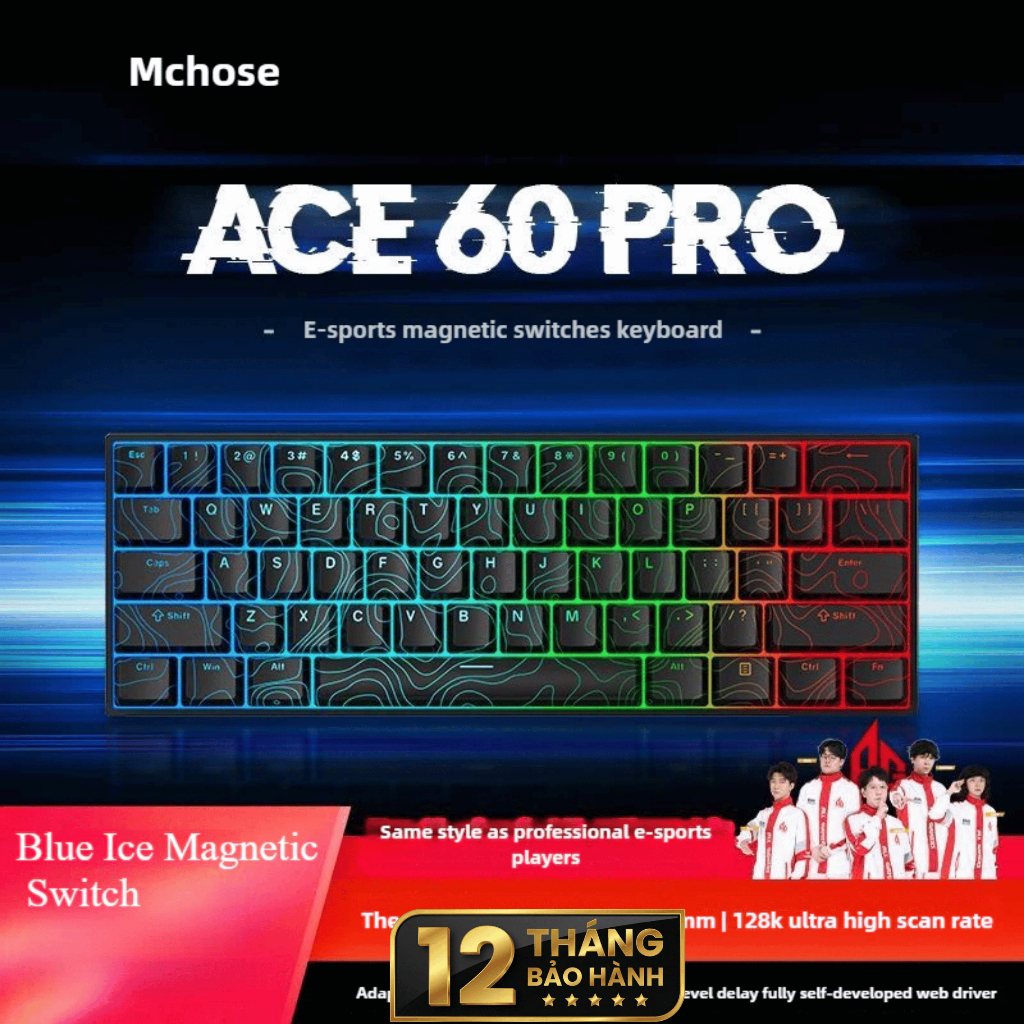 Bàn phím cơ không dây Xinmeng M75 Pro - Led RGb - Gasket Mount - Có hot-swap - Mạch 5 pin - Màn LED 