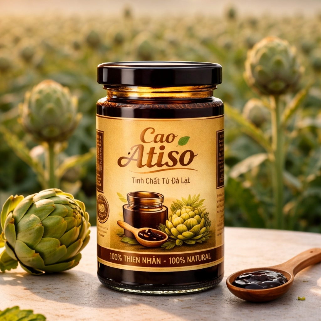 Cao atiso đà lạt, (actiso) MIDIFARM, thảo mộc cho sức khoẻ