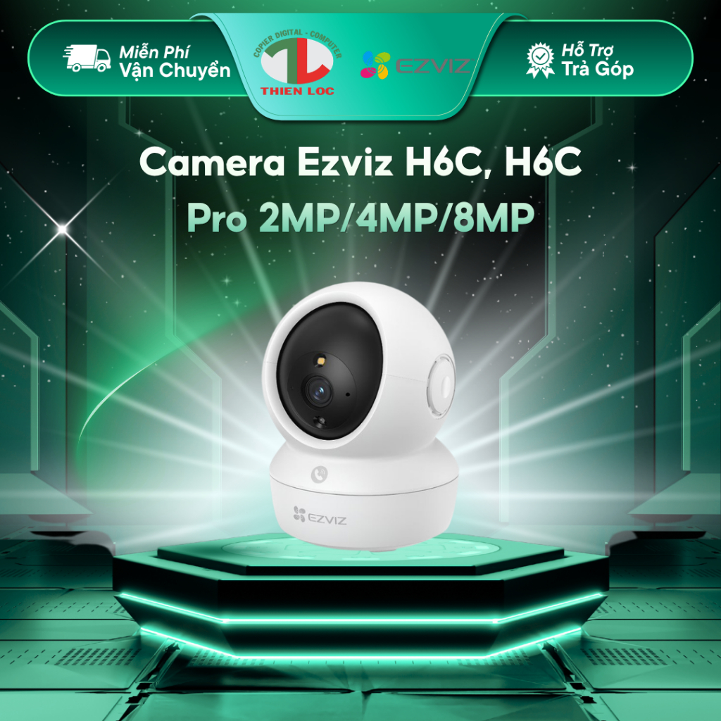 [ Full Vat ] Camera trong nhà Ezviz H6C CS-H6C, CS-H6C Pro Chính Hãng