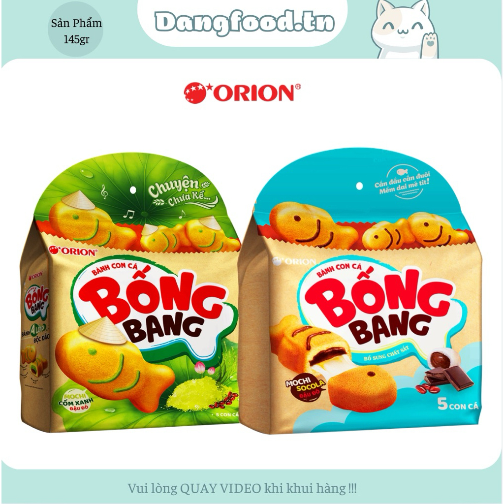 Bánh Cá Orion Mochi Socola 145gr🔥