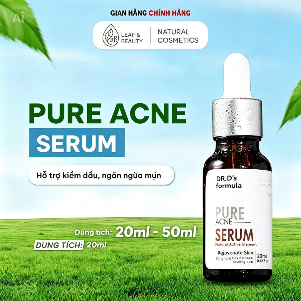 [Dr.D’s Formula] Pure Acne Serum cho da dầu mụn