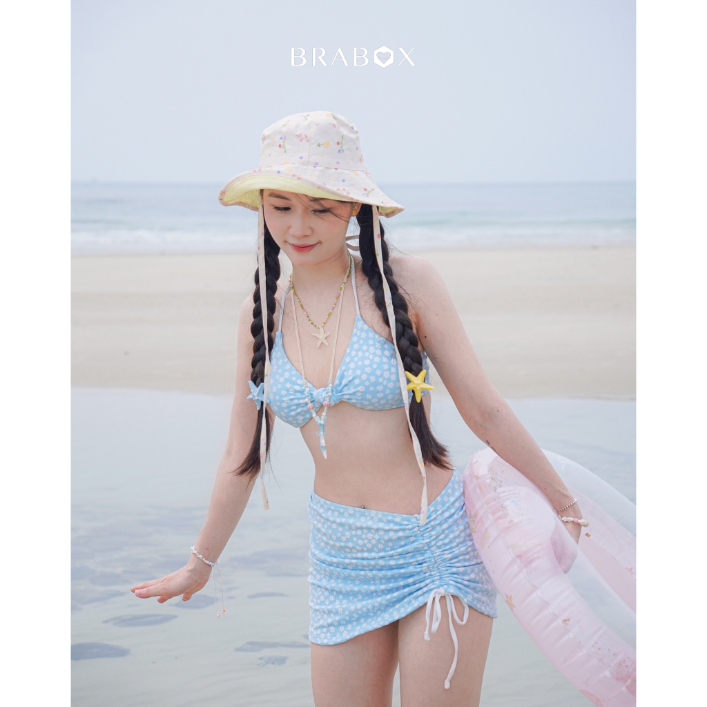Bikini 3 mảnh kèm váy MINTY DAISY BRABOX BIKI54 | BigBuy360 - bigbuy360.vn