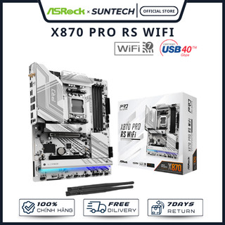 Mainboard ASRock X870 Pro RS WiFi - Socket AM5, DDR5, Wi-Fi 7, PCIe 5.0 – Sự Lựa Chọn Hoàn Hảo Cho AMD Ryzen 9000 Series