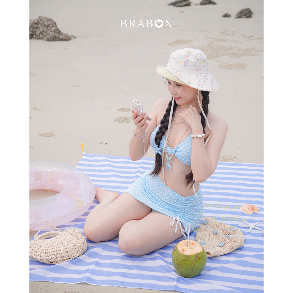 Bikini 3 mảnh kèm váy MINTY DAISY BRABOX BIKI54 | BigBuy360 - bigbuy360.vn