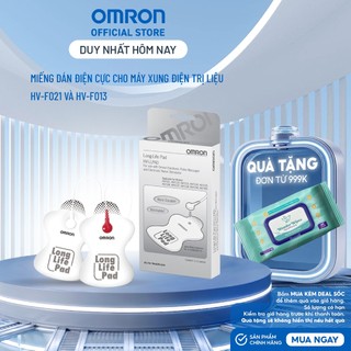 Miếng dán điện cực omron hv-llpad hv long life pad - dành cho máy xung điện trị liệu hv-f021 và hv-f013