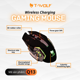 Chuột Không Dây Mouse Không Dây Gaming T-Wolf Q13 (BH 6 Tháng) SPTECH COMPUTER