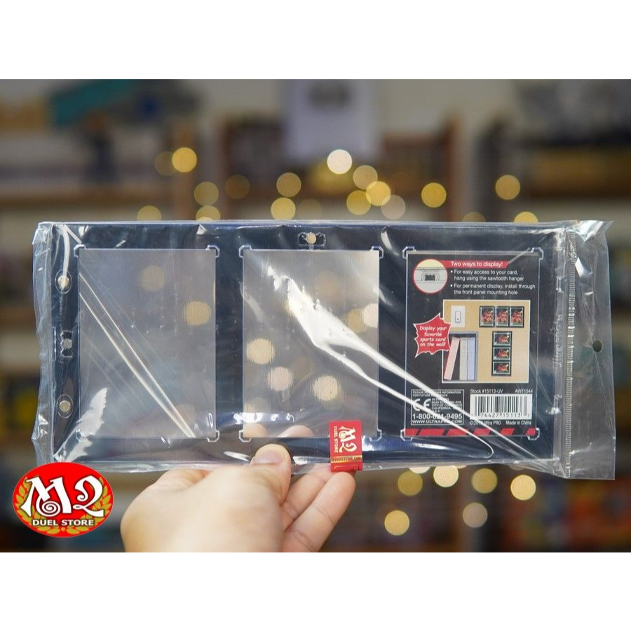 Hộp bảo vệ 3-Card Black Border UV One Touch Magnetic Holder - Ultra Pro USA cho Yugioh Pokemon TCG