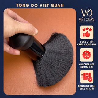 Chổi Phủi Tóc Barber Lông Mềm Cán Nhựa, Chổi Quét Tóc Chuyên Dụng Tiệm Cắt Tóc P14