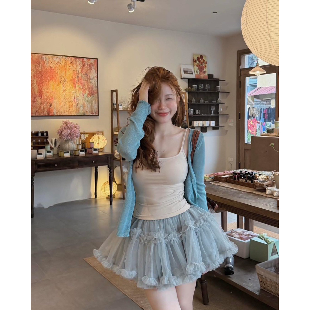 [Hàng chuẩn QC - sẵn ship luôn] Áo khoác ngoài - áo cardigan len đan mỏng mặc hè thu | BigBuy360 - bigbuy360.vn