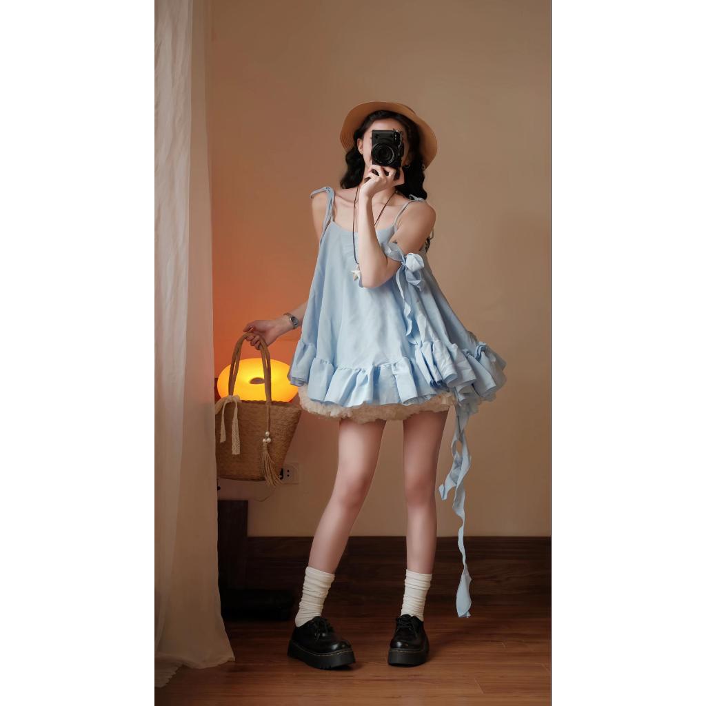 Áo JJ TOP Babydoll Mùa Hè, Áo Đi Biển Form Giấu Quần (Không Kèm Quần Bảo Hộ) | BigBuy360 - bigbuy360.vn