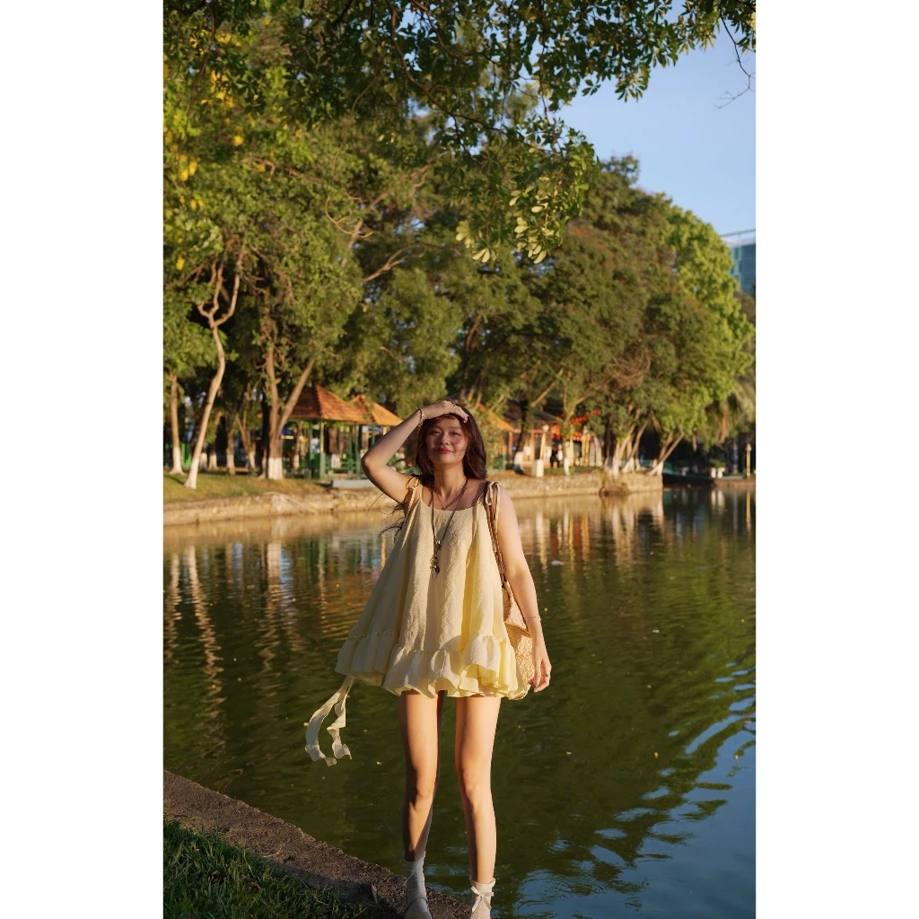 Áo JJ TOP Babydoll Mùa Hè, Áo Đi Biển Form Giấu Quần (Không Kèm Quần Bảo Hộ) | BigBuy360 - bigbuy360.vn