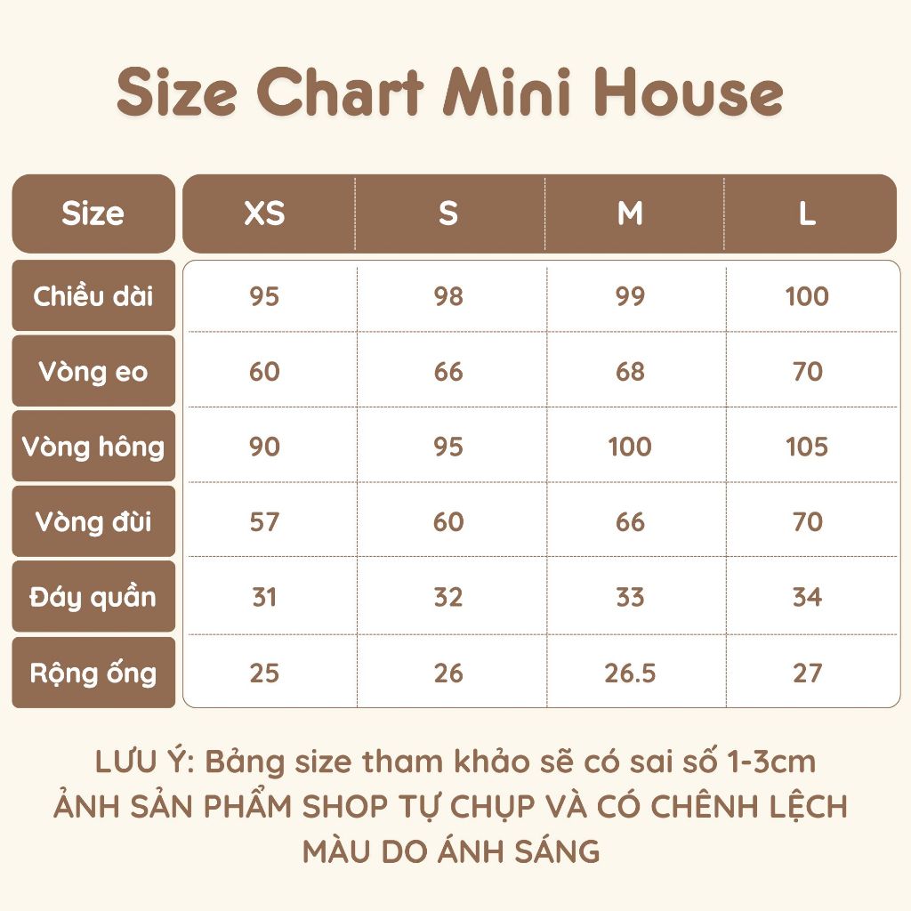 𝐌𝐢𝐧𝐢 𝐇𝐨𝐮𝐬𝐞 - Quần kaki mỏng cạp cao thiết kế ống cong nhẹ phối đồ mùa hè năng động trẻ trung MINI13 | BigBuy360 - bigbuy360.vn