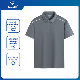 Áo Polo Nam SAVANI Phối Viền Cầu Vai, Chất Vải Nylon Cao Cấp, Mềm Mịn, Mát Lạnh MPSA327S6
