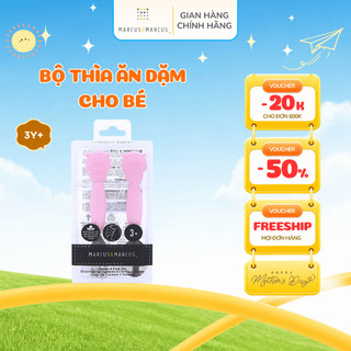 Bộ thìa nĩa ăn dặm cho bé marcus & marcus, từ 3 tuổi - pokey