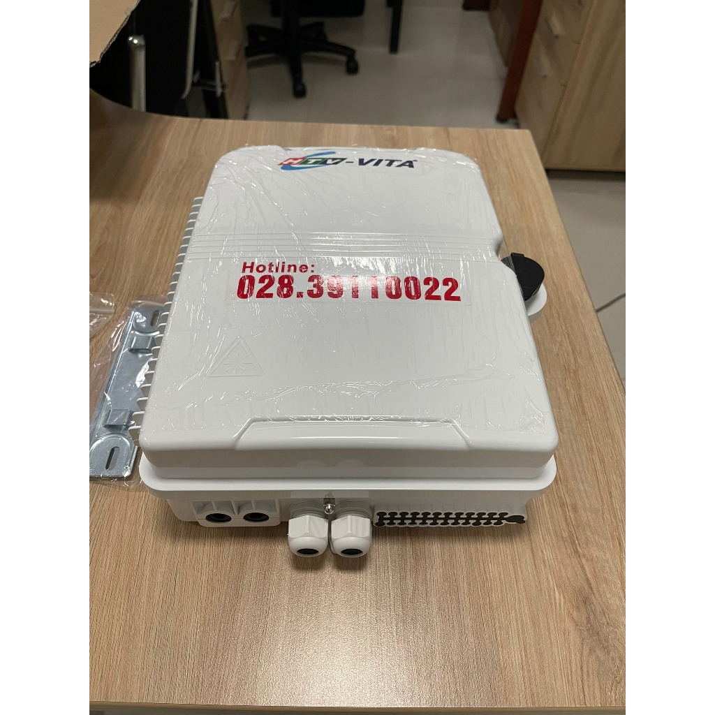 Hộp phối quang ODF 16FO đến 24FO ngoài trời, nhựa ABS cho mạng quang viễn thông, truyền hình FTTH